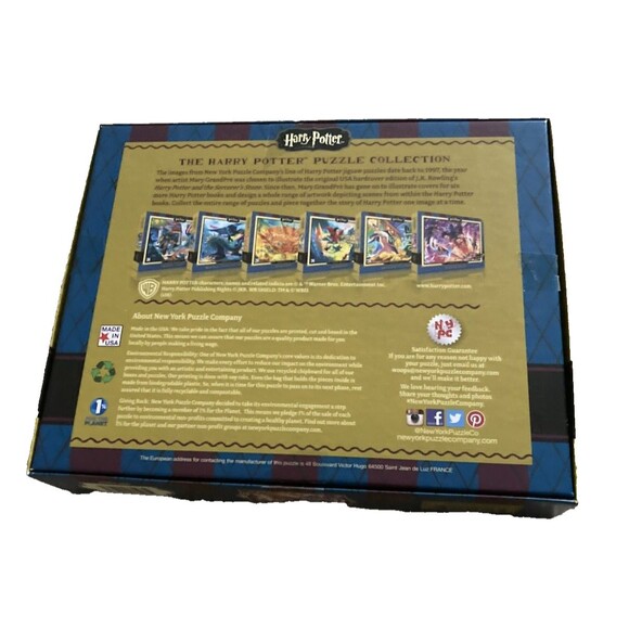 Harry Potter Flying Keys 1000 Piece Puzzle New York Puzzle Company EUC - Picture 5 of 7
